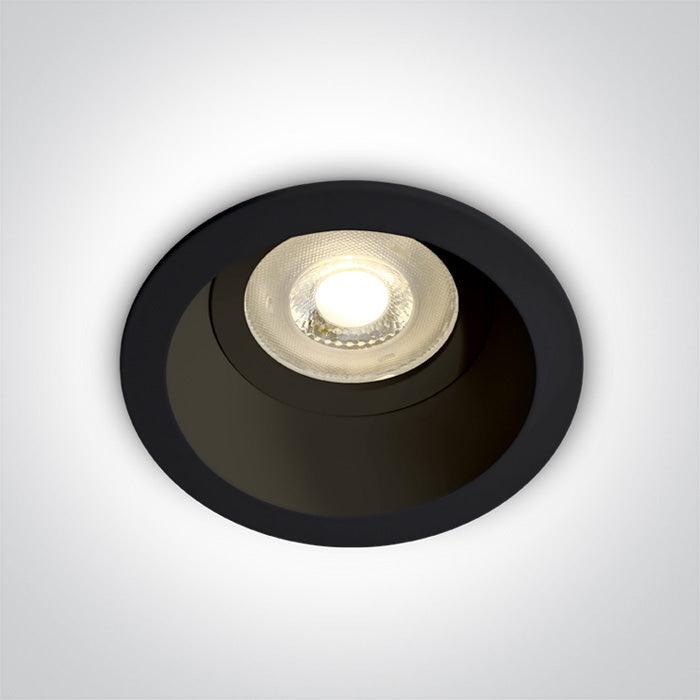 10105D4 LAMP HOLDER FIXED DARK LIGHT GU10 10W - One Light shop