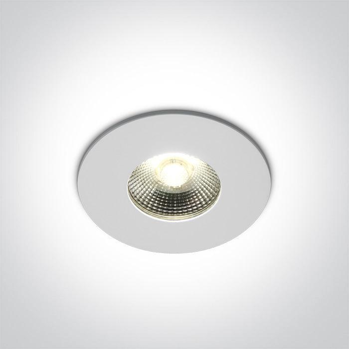 10106PF/W FIRE RATED LED 6W WW IP65 350mA WITHOUT RING - One Light shop