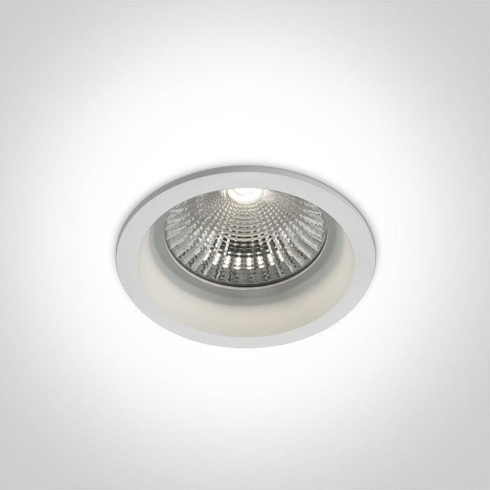 WHITE DOWNLIGHT LED + DRIVER (PACK OF 6) - One Light shop