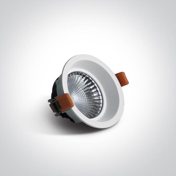 WHITE DOWNLIGHT LED + DRIVER (PACK OF 6) - One Light shop