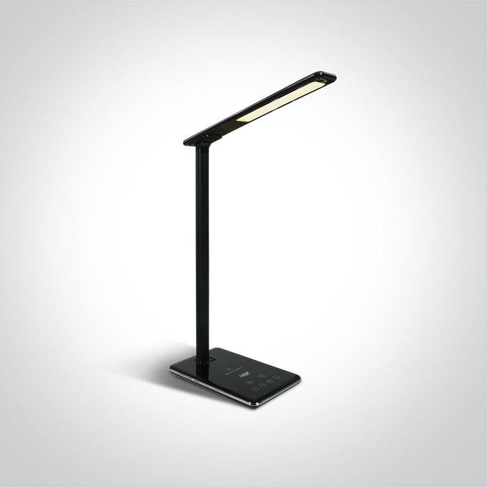 61130/B BLACK TABLE LAMP LED 5W CCT ADJUSTABLE DIMMABLE - One Light shop