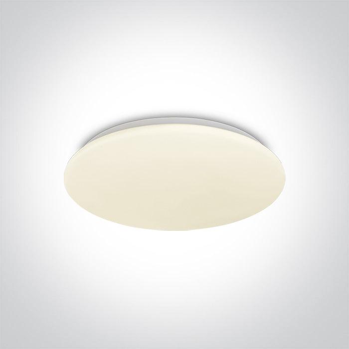 62026C/W WHITE LED PLAFO 30w WW IP20 230v - One Light shop