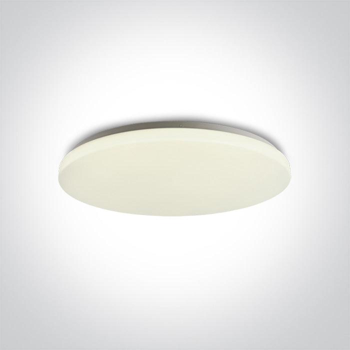 WHITE LED PLAFO 50w CW IP20 230v -62026D/W/C - One Light shop