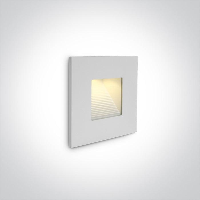 68006N WALL RECESSED 1W LED WW IP44 230V BODY ONLY - One Light shop
