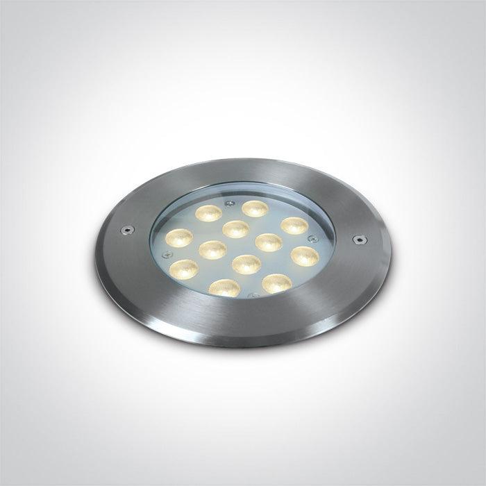 69066D 12X1W LED CW SS316 IP68 RECESSED UNDERWATER 24V - One Light shop