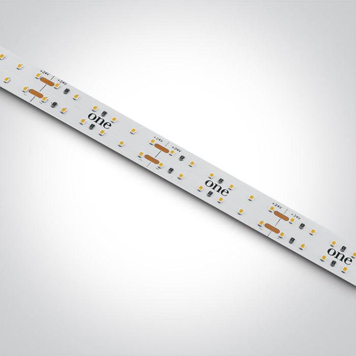 7875 DOUBLE LED STRIP 24vDC CW 5m ROLL 19,2w/m IP20 - One Light shop