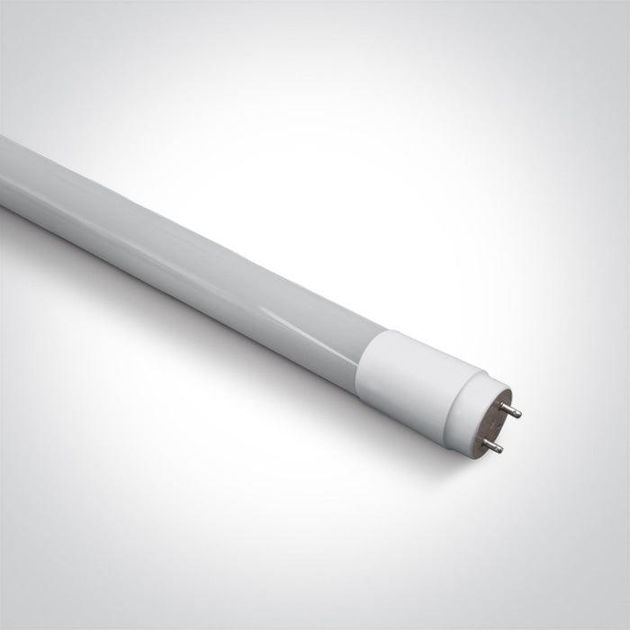9009L T8 LED GLASS TUBE 9w CW 60cm FROSTED 100-240v - One Light shop