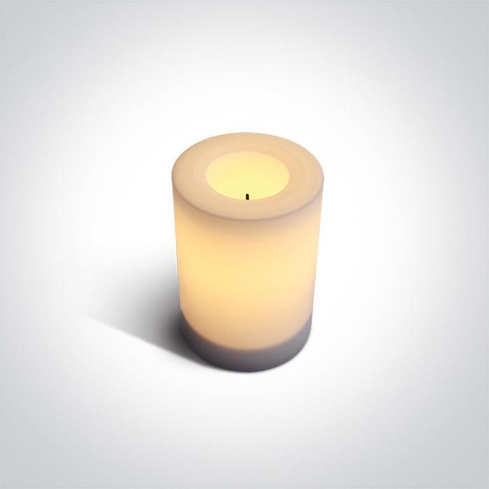 9C004A/F LED FLICKERING CANDLE 2xAA BATTERIES - One Light shop