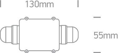 0800B CONNECTION BOX IP67 IN / OUT - One Light shop