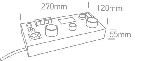 094004 E27 / GU10 / E14 TESTING PANEL - One Light shop