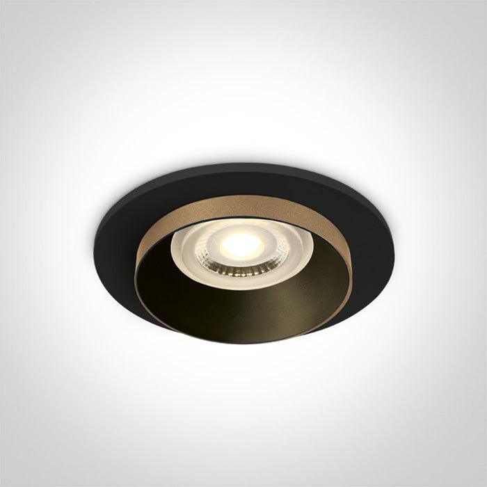 10105H DARK LIGHT RECESSED MR16 SPOT WITH GU10 LAMP HOLDER - One Light shop