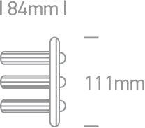 10106NA R111 ALUMINIUM LED DL 6x3w 35d 350/700mA - One Light shop