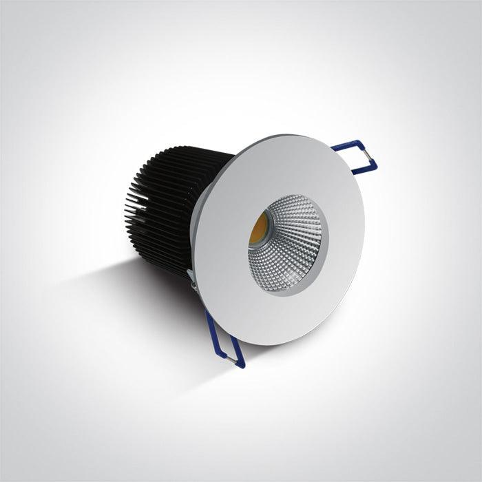 10107P/W/W WHITE COB LED 7W WW 700mA 40deg IP64 - One Light shop