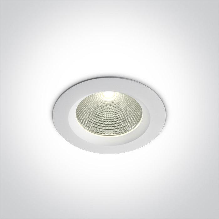 10110CA/W WHITE LED 10W CW IP20 60deg 230V - One Light shop