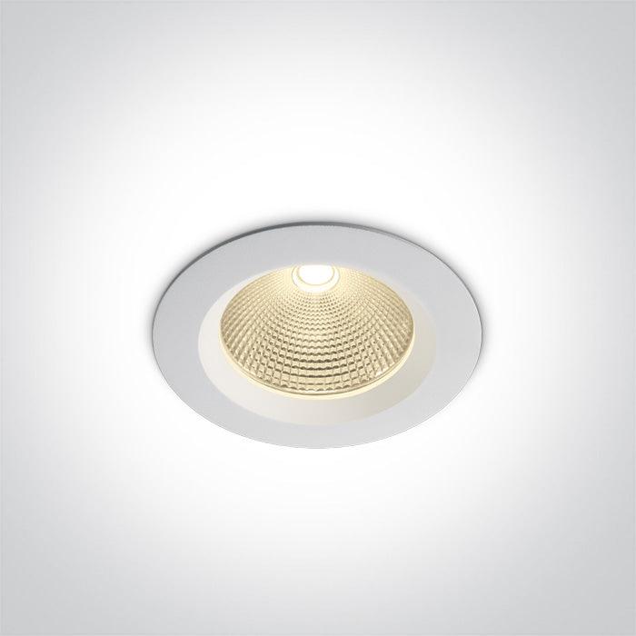 10110CA/W WHITE LED 10W CW IP20 60deg 230V - One Light shop