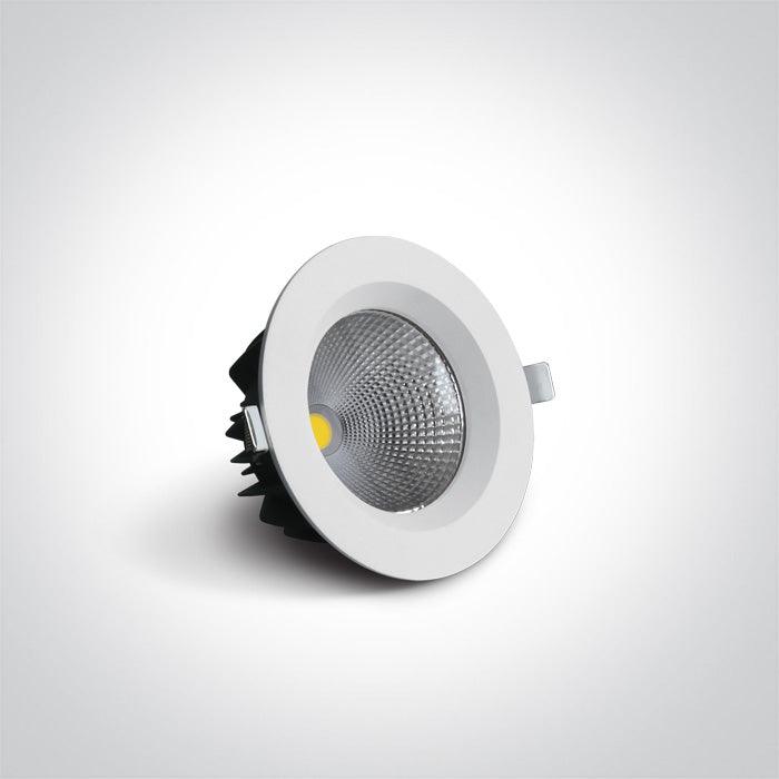 10110CA/W WHITE LED 10W CW IP20 60deg 230V - One Light shop