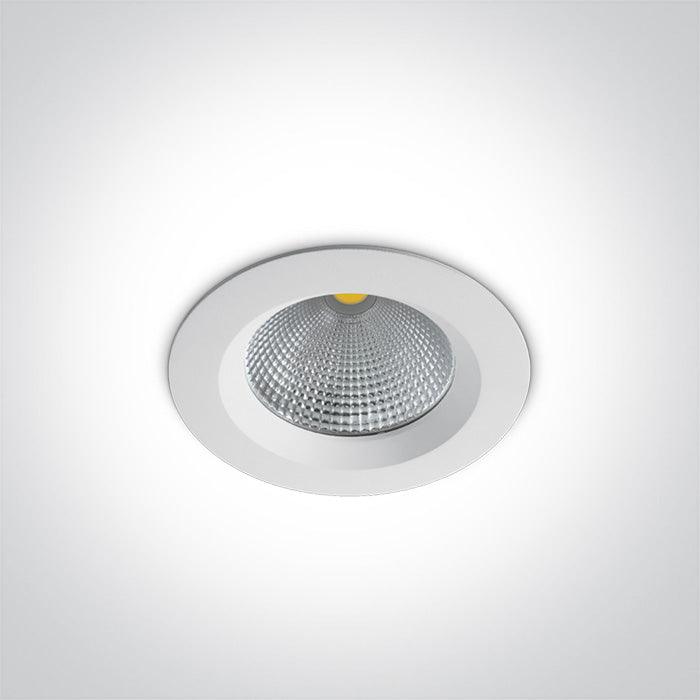 10110CA/W WHITE LED 10W CW IP20 60deg 230V - One Light shop