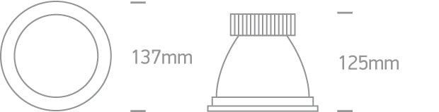 10110K LED 10w G/ W DIMMABLE 230v - One Light shop