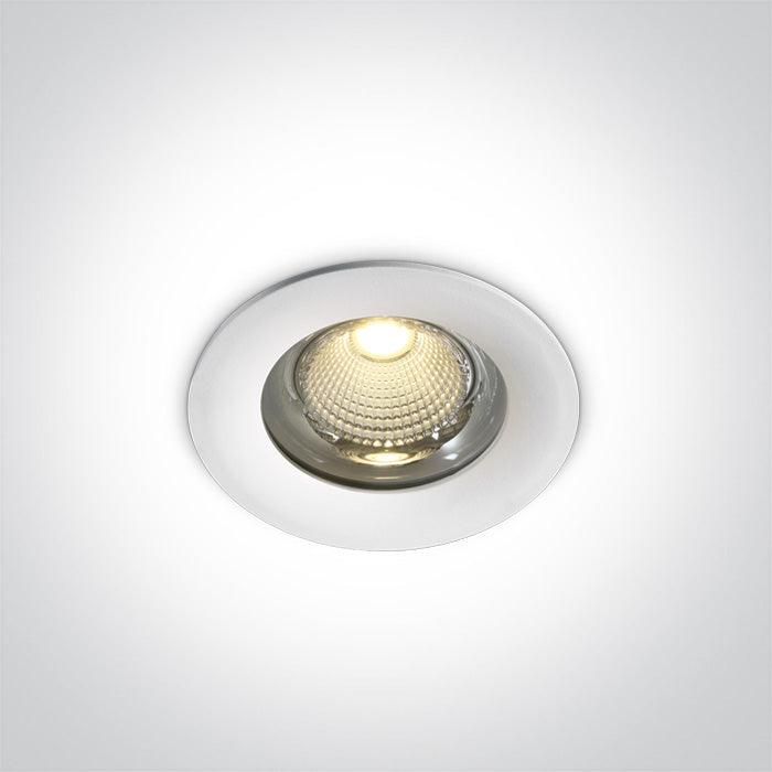 10115G/W WHITE LED 15W CW IP65 60d 230V - One Light shop