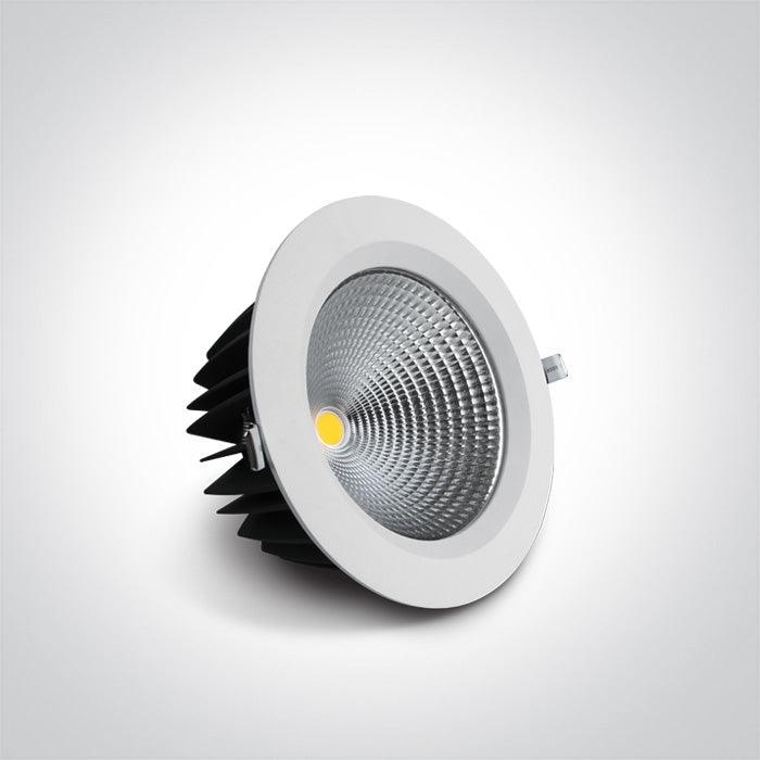 10130CA/W WHITE LED 30W CW IP20 60deg 230V - One Light shop