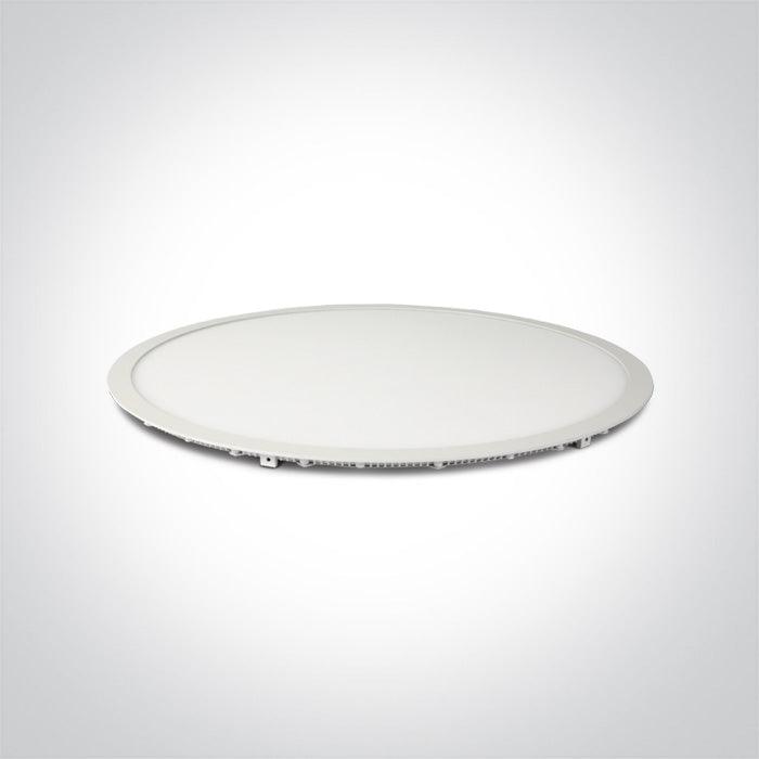 10148P/W/D WHITE LED 48W DL 60cm RECESSED PANEL IP20 DIMMABLE 230V - One Light shop