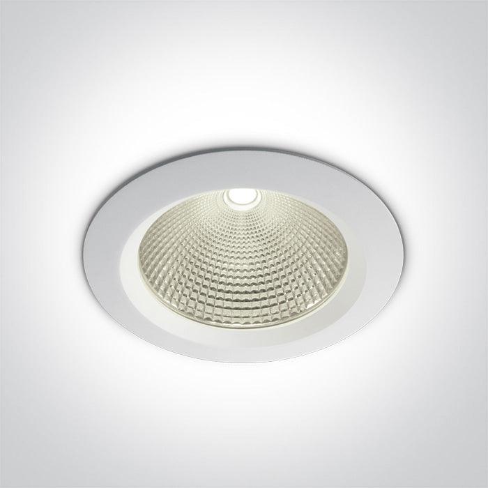 10160CA/W WHITE LED 60W CW IP20 60deg 230V - One Light shop