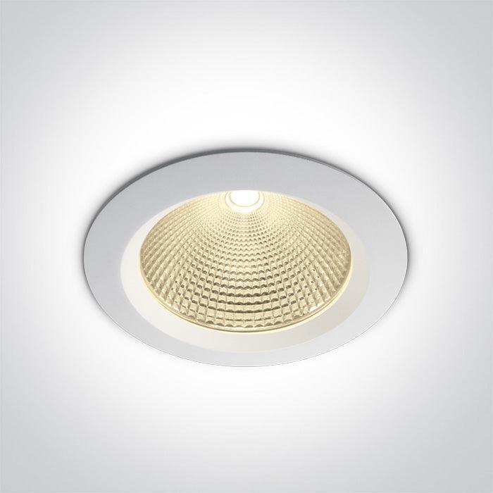 10160CA/W WHITE LED 60W CW IP20 60deg 230V - One Light shop