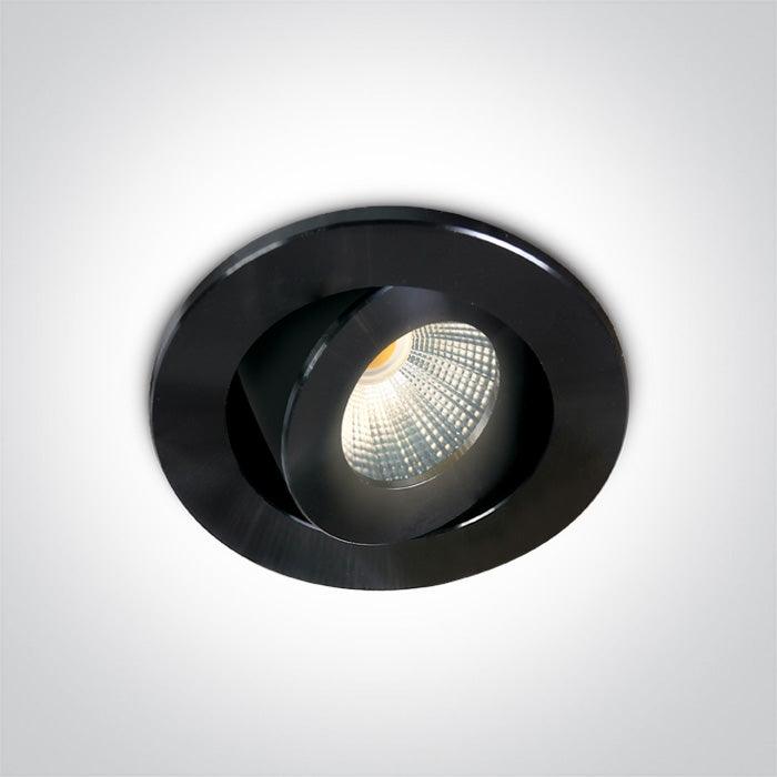 11103B/B/W BLACK COB LED 1w/2w WW 40deg 350mA/700mA - One Light shop