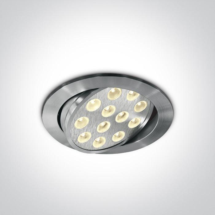 11112L/D/15 ALUMINIUM LED DAYL 12x1w 15d - One Light shop