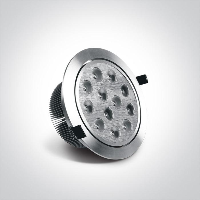 11112L/D/15 ALUMINIUM LED DAYL 12x1w 15d - One Light shop