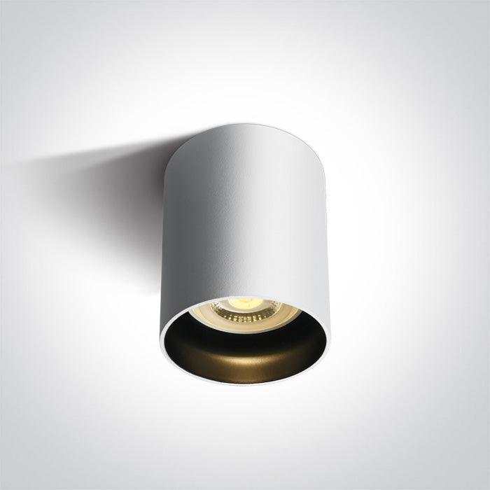 12105N DOWNLIGHT CYLINDER GU10 10W DARK LIGHT ROUND - One Light shop