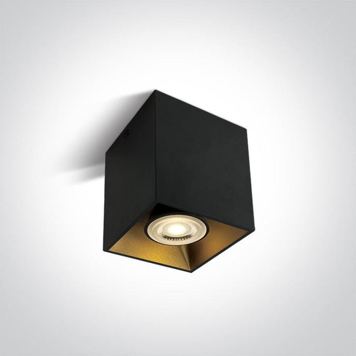 12105TA CEILING LIGHT GU10 10W SQUARE 100-240V - One Light shop