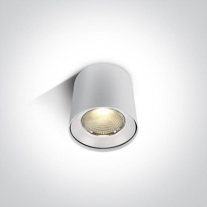 12115LA/W/W WHITE COB LED 15W WW IP20 50d 230V - One Light shop