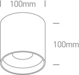 12122C LED 22W WW IP20 38deg 230V - One Light shop