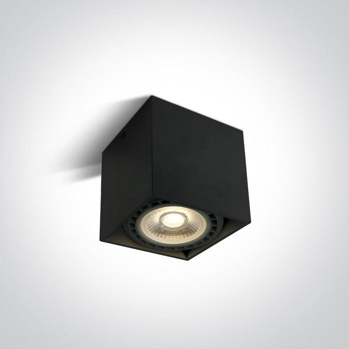 12144A CEILING LIGHT GU10 R111 15W SQUARE 100-240V - One Light shop