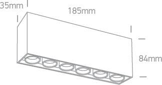 12606C LED 15W WW IP20 230V DARK LIGHT - One Light shop