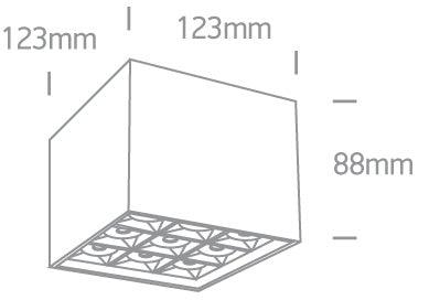 12906B LED 30W WW 38deg IP20 230V - One Light shop