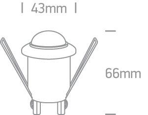 22008 IR RECESSED MOTION SENSOR 200W 230V - One Light shop