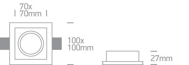 50105GT1 GYPSUM 10W GU10 - One Light shop