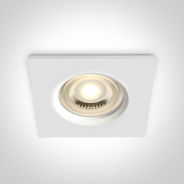 50105R1 IP65 Bathroom Recessed MR16 spot with GU10 lampholder - One Light shop