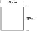 50148F/W/C WHITE LED 48w CW 60x60 PANEL IP20 DIMMABLE 230v - One Light shop