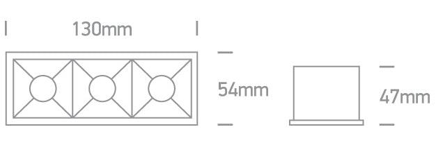 50306B LED 12W WW 38deg IP20 230V - One Light shop