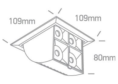 51406B LED 16W WW 38deg IP20 230V - One Light shop