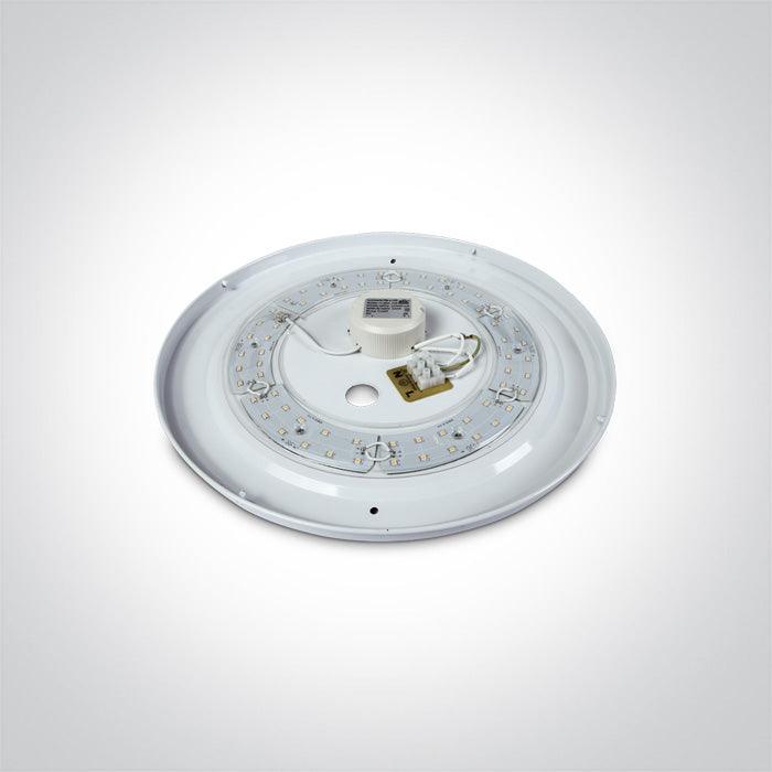 62024C WHITE LED PLAFO 26w CW IP20 230v - One Light shop