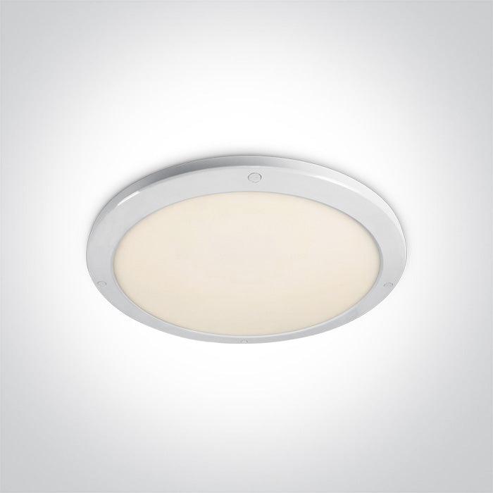 62038F/W WHITE PLAFO LED 38W IP40 230V - One Light shop