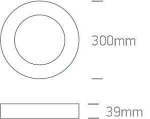 62130F PLAFO LED 30w IP40 230v - One Light shop