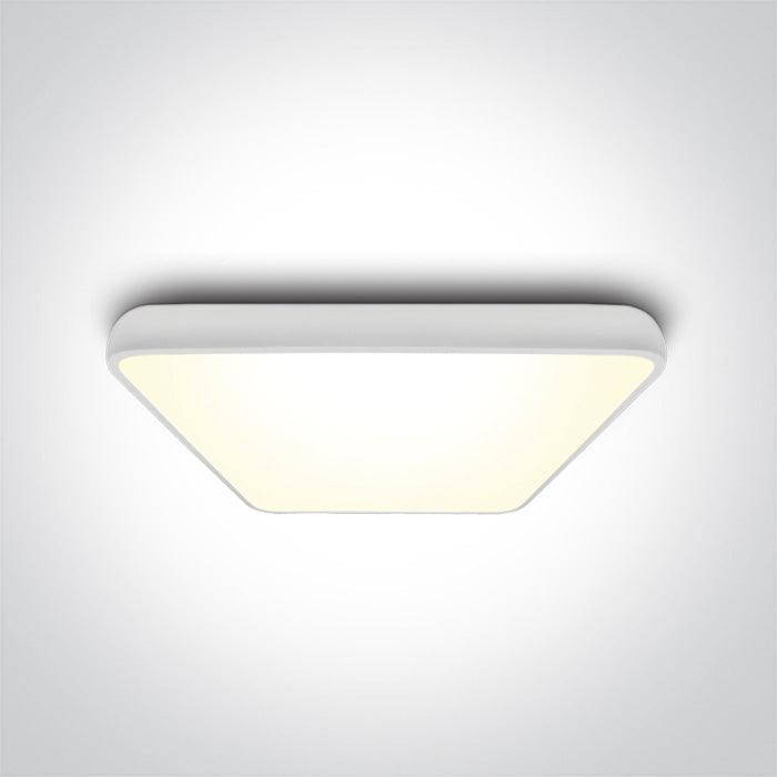 62160A BLACK SQUARE PLAFO LED 62W WW IP20 230V - One Light shop