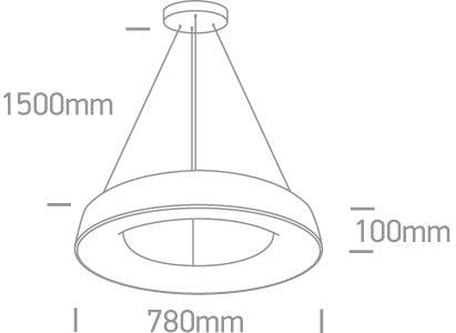 62180NB PENDANT LED 80W WW IP20 230V - One Light shop