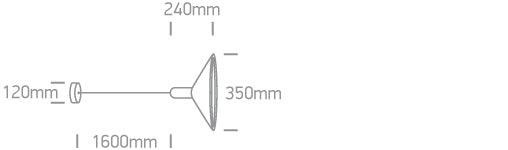 63026/B/BS BLACK E27 12W BRASS REFLECTOR - One Light shop