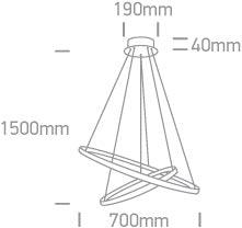 63054B/B BLACK LED 40W WW IP20 230V - One Light shop